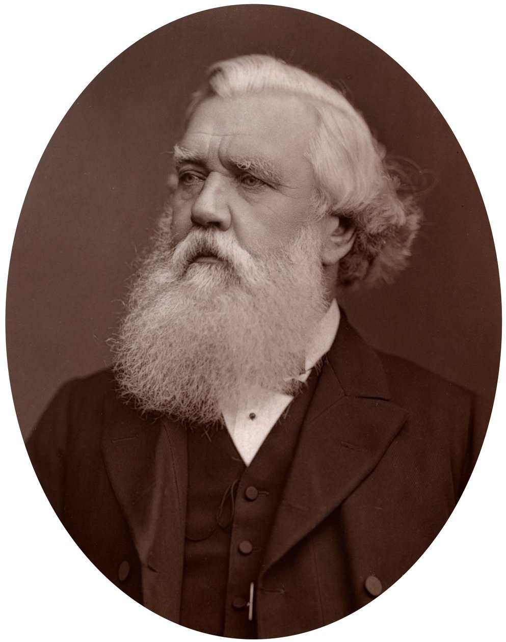 Jobb Hon Austen Henry Layard DCL, brit konstantinápolyi nagykövet, 1877. alkotó: Lock and Whitfield