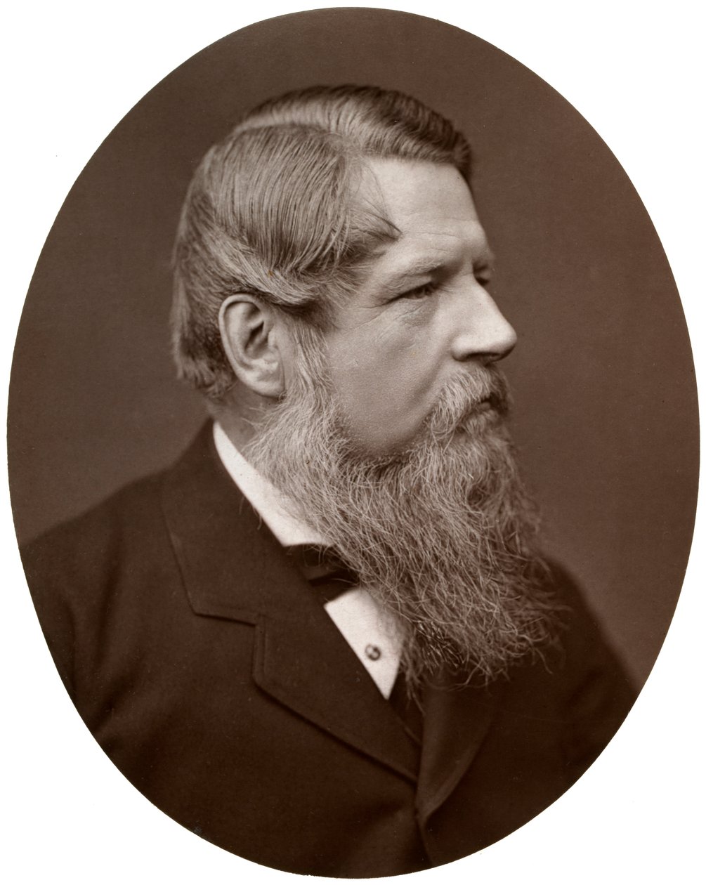Jobbra, Hon Sir Stafford Henry Northcote, Bart, parlamenti képviselő, pénzügyminiszter, 1877. alkotó: Lock and Whitfield