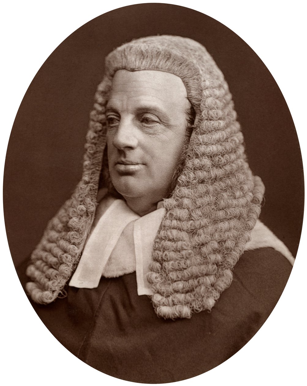 Jobb oldal, Sir William Baliol Brett, a Fellebbviteli Bíróság bírája, 1877. alkotó: Lock and Whitfield