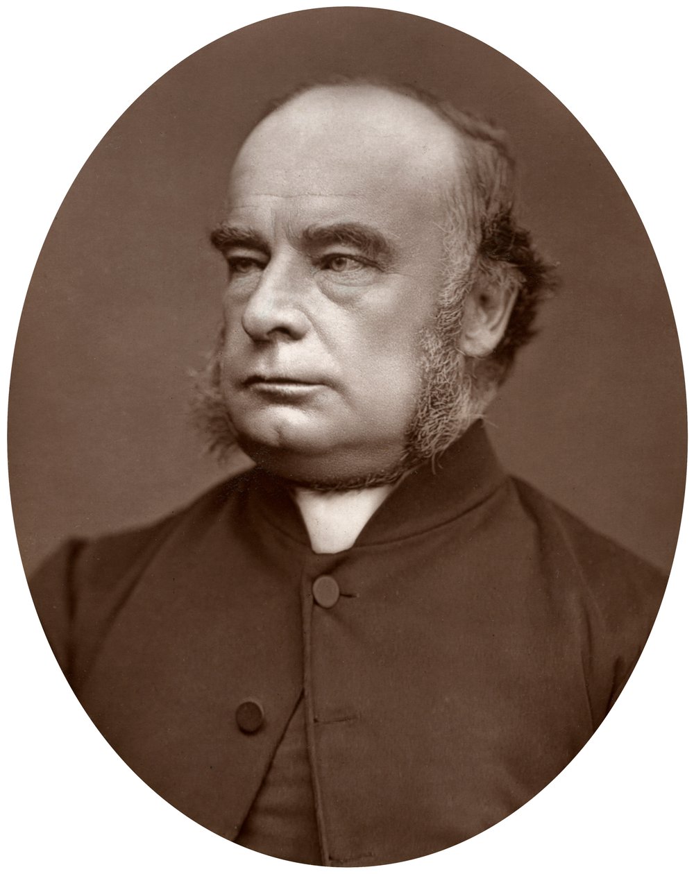 Jobbra William Connor Magee tiszteletes, DD, Peterborough püspöke, 1877. alkotó: Lock and Whitfield