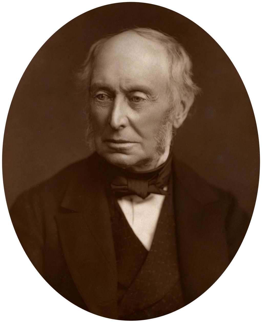 Samuel Morley parlamenti képviselő, iparos és politikus, 1882. alkotó: Lock and Whitfield