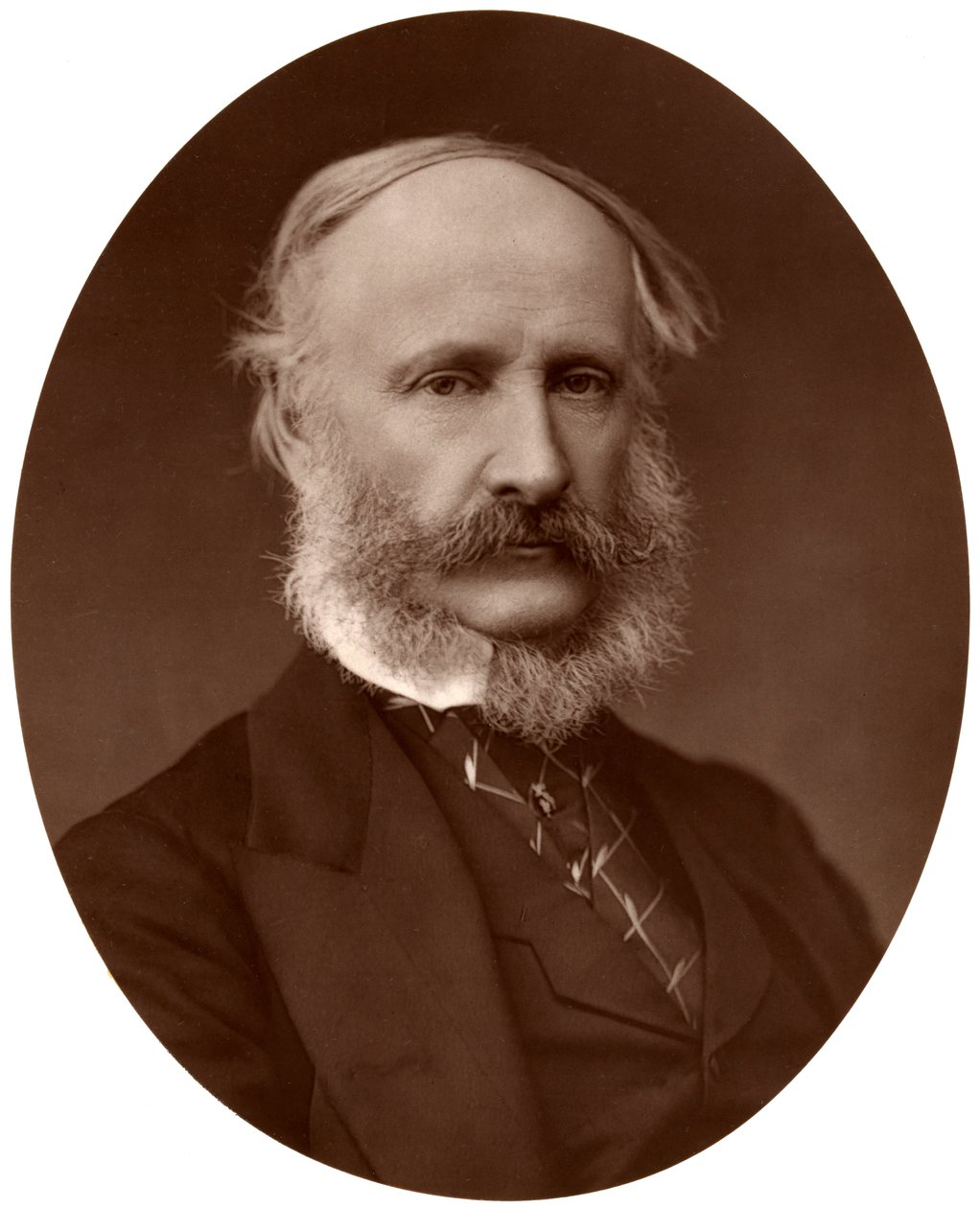 Sir James Macnaghten Hogg, Bart, parlamenti képviselő, KCB, a Fővárosi Művek Tanácsának elnöke, 1876. alkotó: Lock and Whitfield