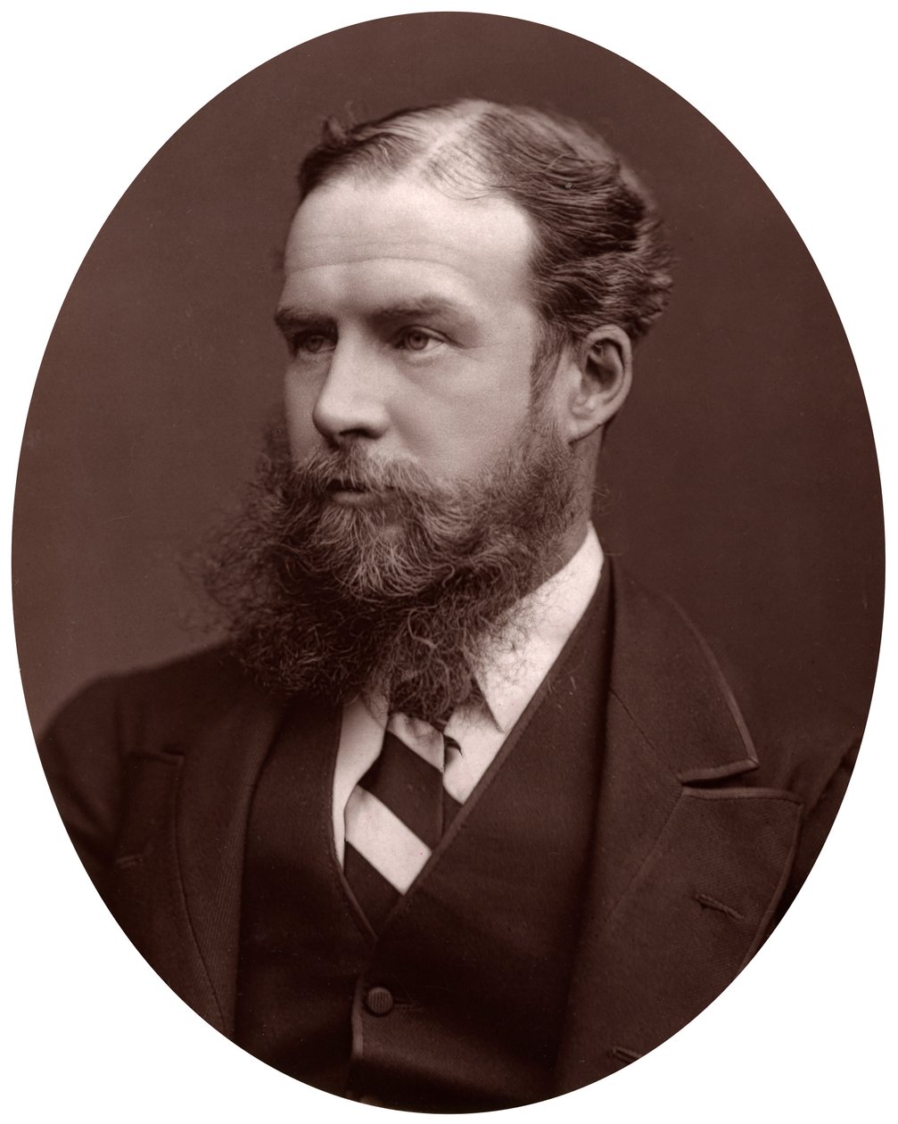 Sir John Lubbock, Bart, parlamenti képviselő, FRS, a Londoni Egyetem rektorhelyettese, 1877. alkotó: Lock and Whitfield