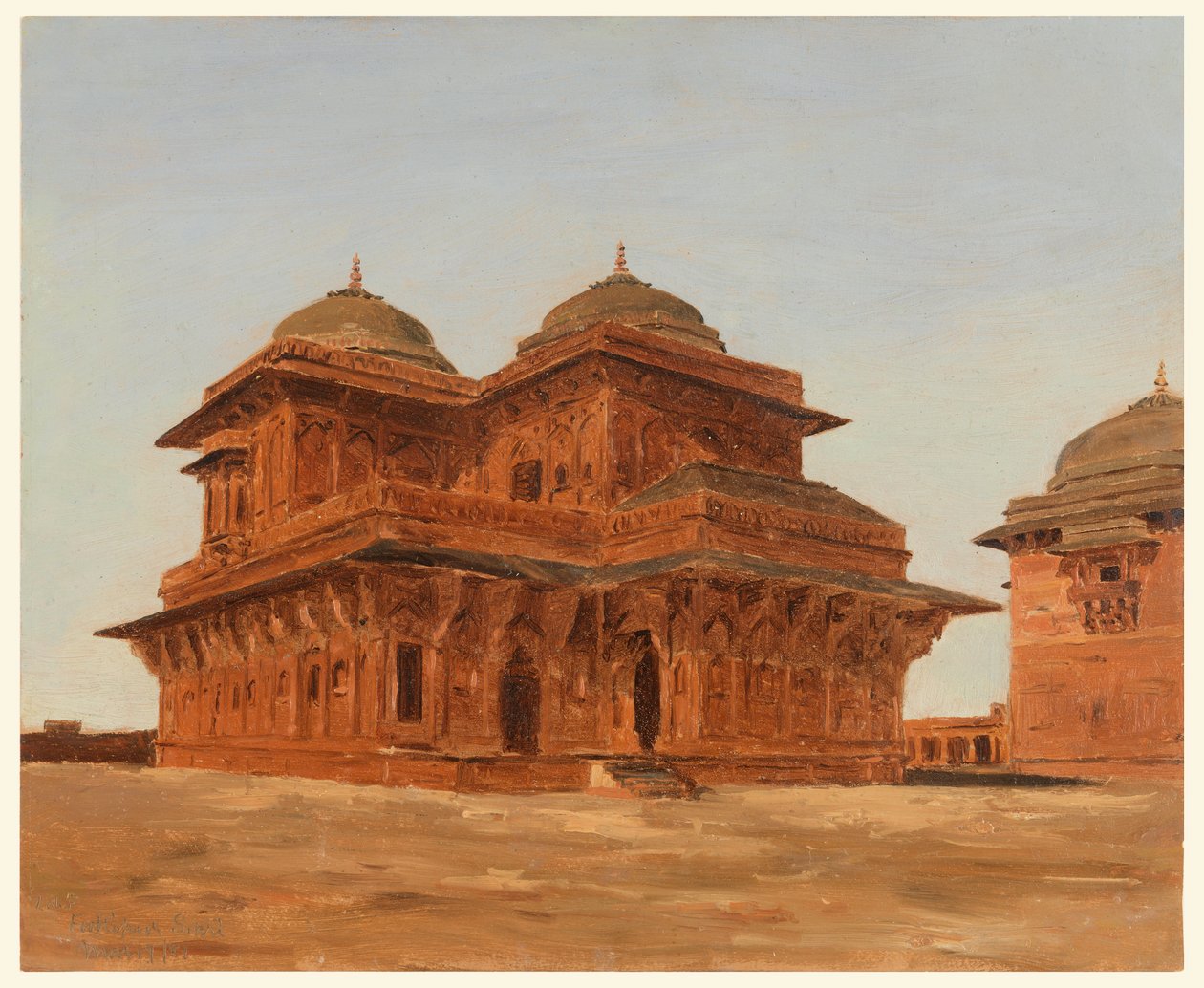 Fatehpur Sikri, Birbal palota, India alkotó: Lockwood de Forest
