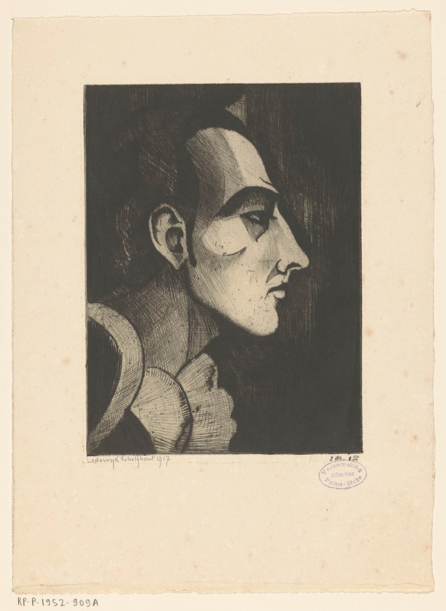Pierrot I (eredeti cím) alkotó: Lodewijk Schelfhout (signed by artist)