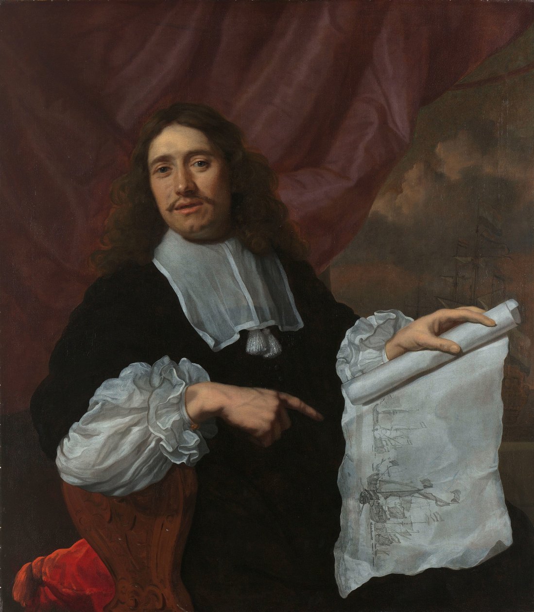 Willem van de Velde II (1633-1707), festő alkotó: Lodewijk van der Helst