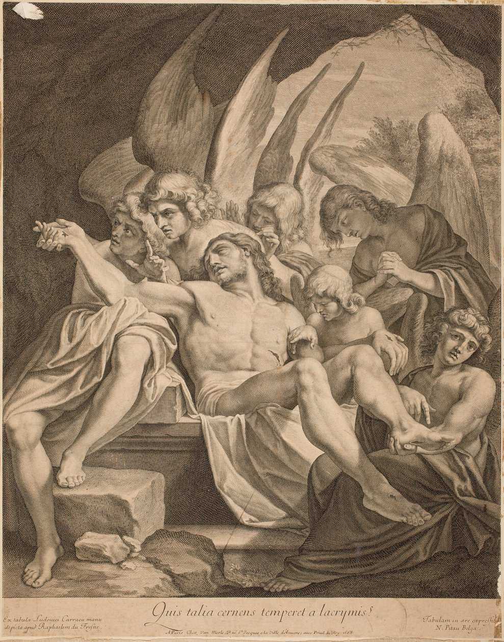 A Szentháromság a halott Krisztussal, 1668 alkotó: Lodovico Carracci