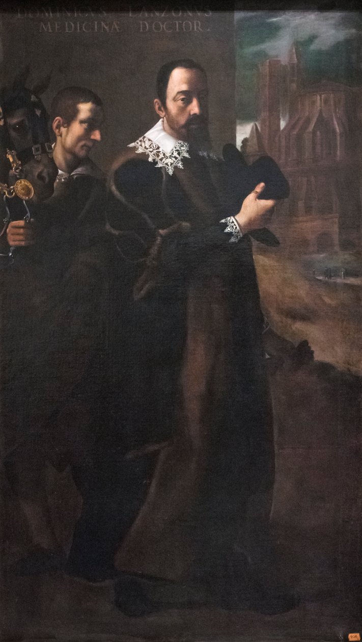 Domenico Lanzoni portréja (olaj, vászon) alkotó: Lodovico (attr. to) Carracci