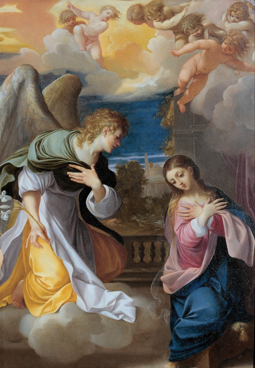 Angyali üdvözlet, 1603-1604 alkotó: Lodovico Carracci