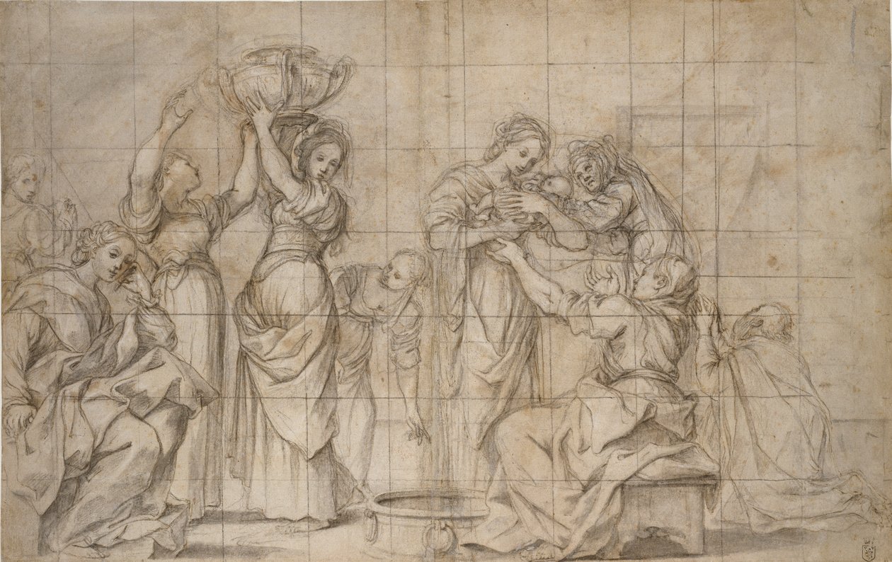 A baptista születése, 1575-1610 alkotó: Lodovico Carracci