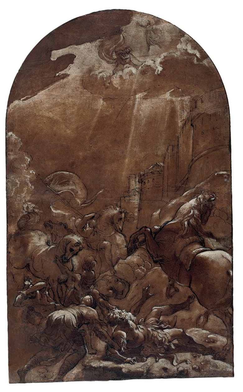 Szent Pál megtérése alkotó: Lodovico Carracci