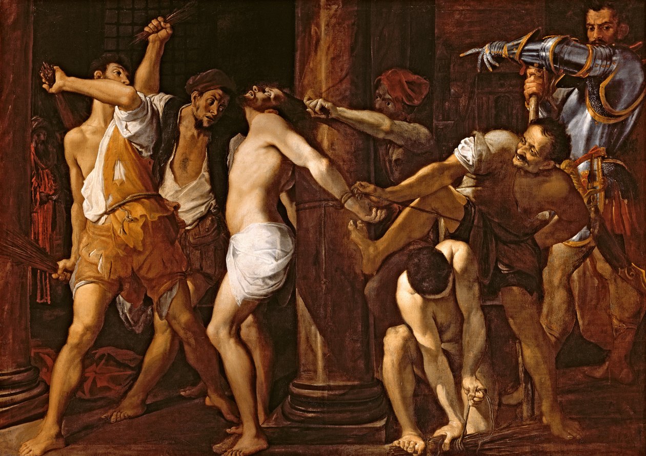 Krisztus korbácsolása, 1586-87 alkotó: Lodovico Carracci