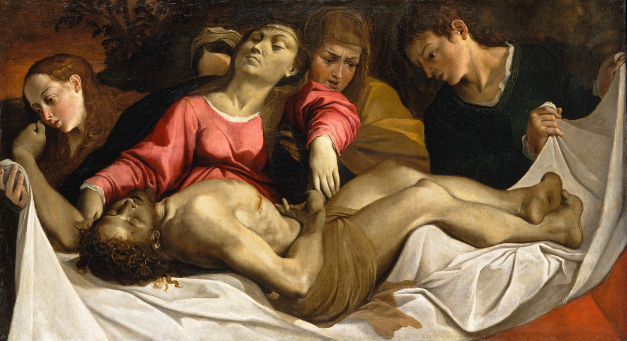 The Lamentation, kb. 1582. alkotó: Lodovico Carracci
