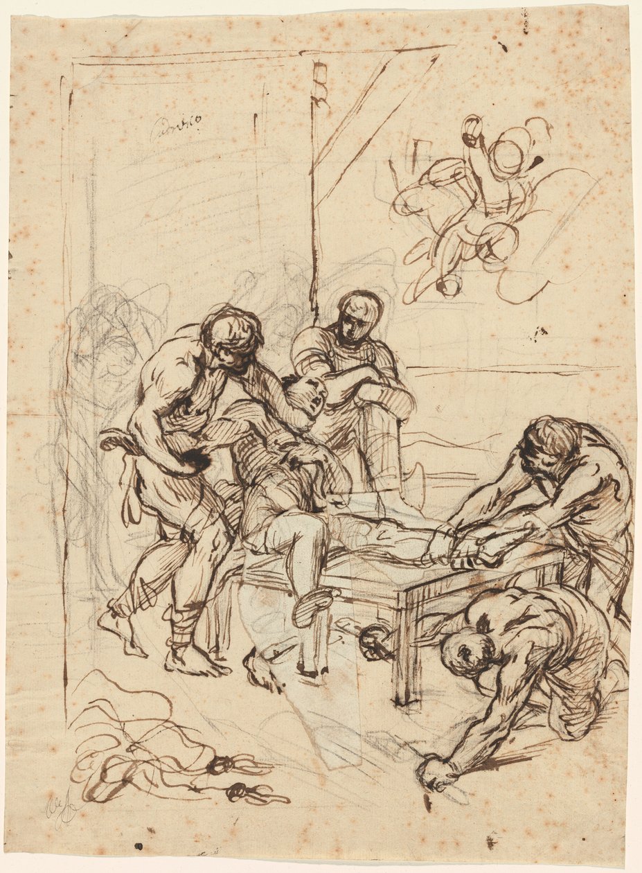 Szent Lőrinc mártíromsága alkotó: Lodovico Carracci