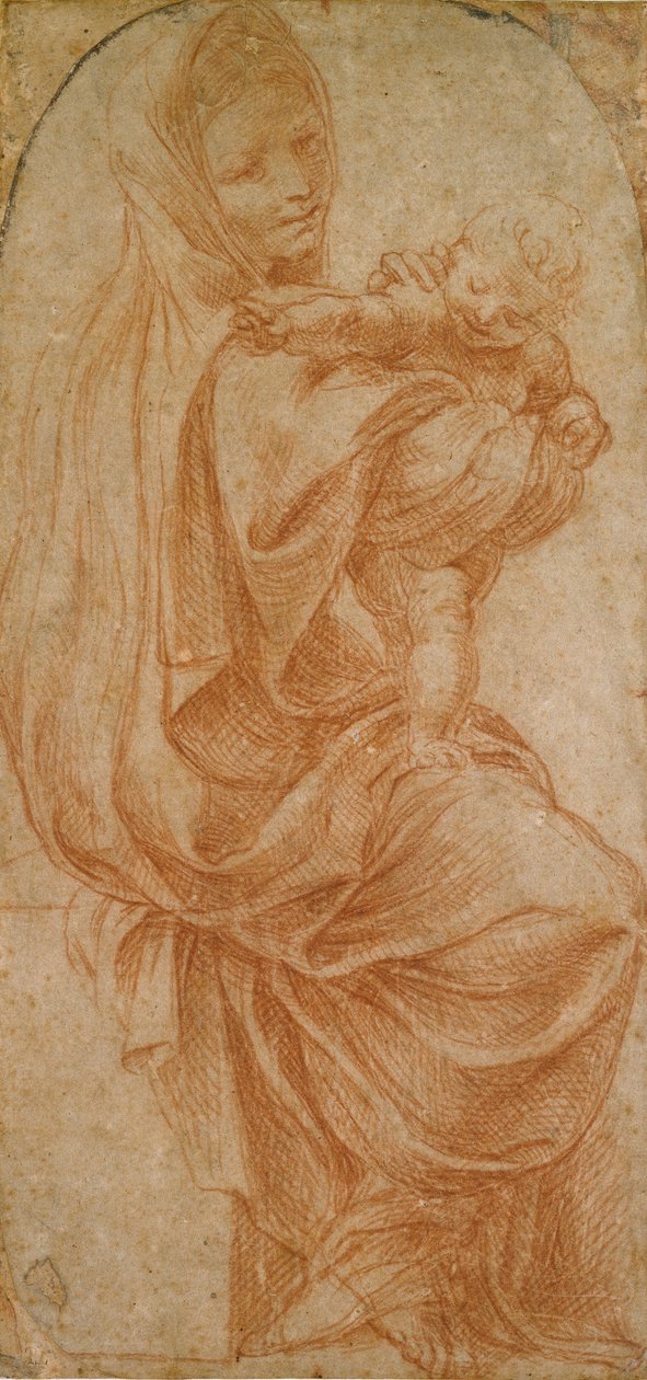 A Szűz és a Gyermek, 1575-1619 alkotó: Lodovico Carracci
