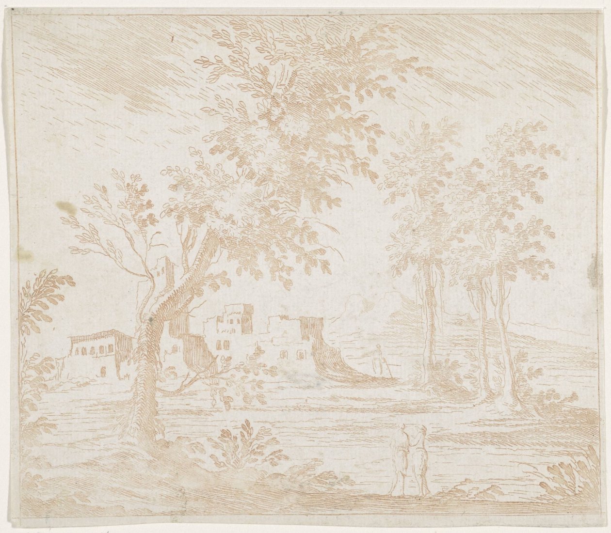 Táj romokkal alkotó: Lodovico Mattioli (attributed to)