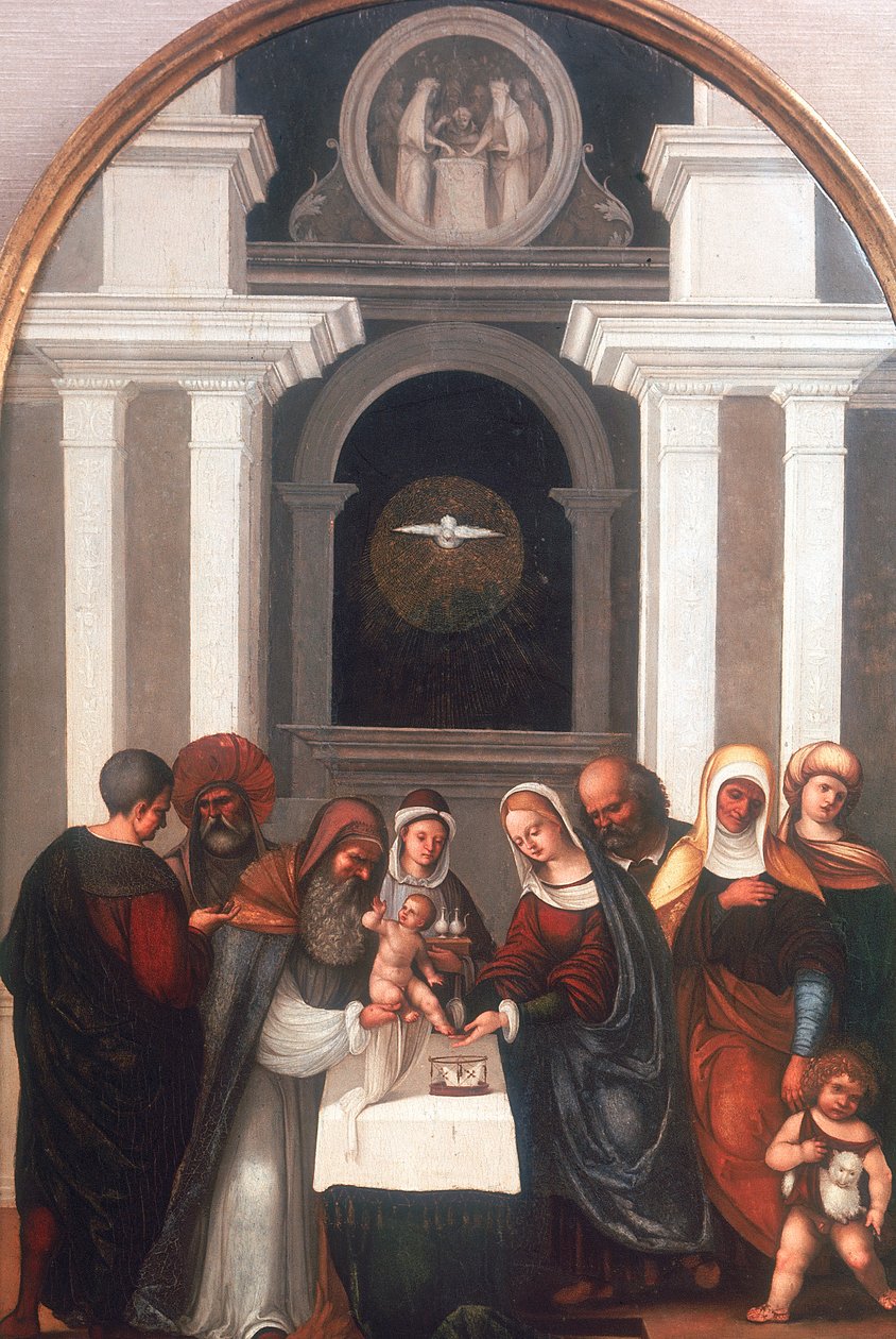 „A körülmetélés”, 16. század eleje. alkotó: Lodovico Mazzolini