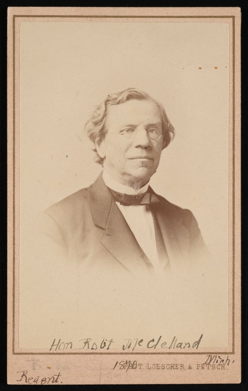 Robert McClelland portréja 1807-1880, 1870. alkotó: Adolf Charlemagne