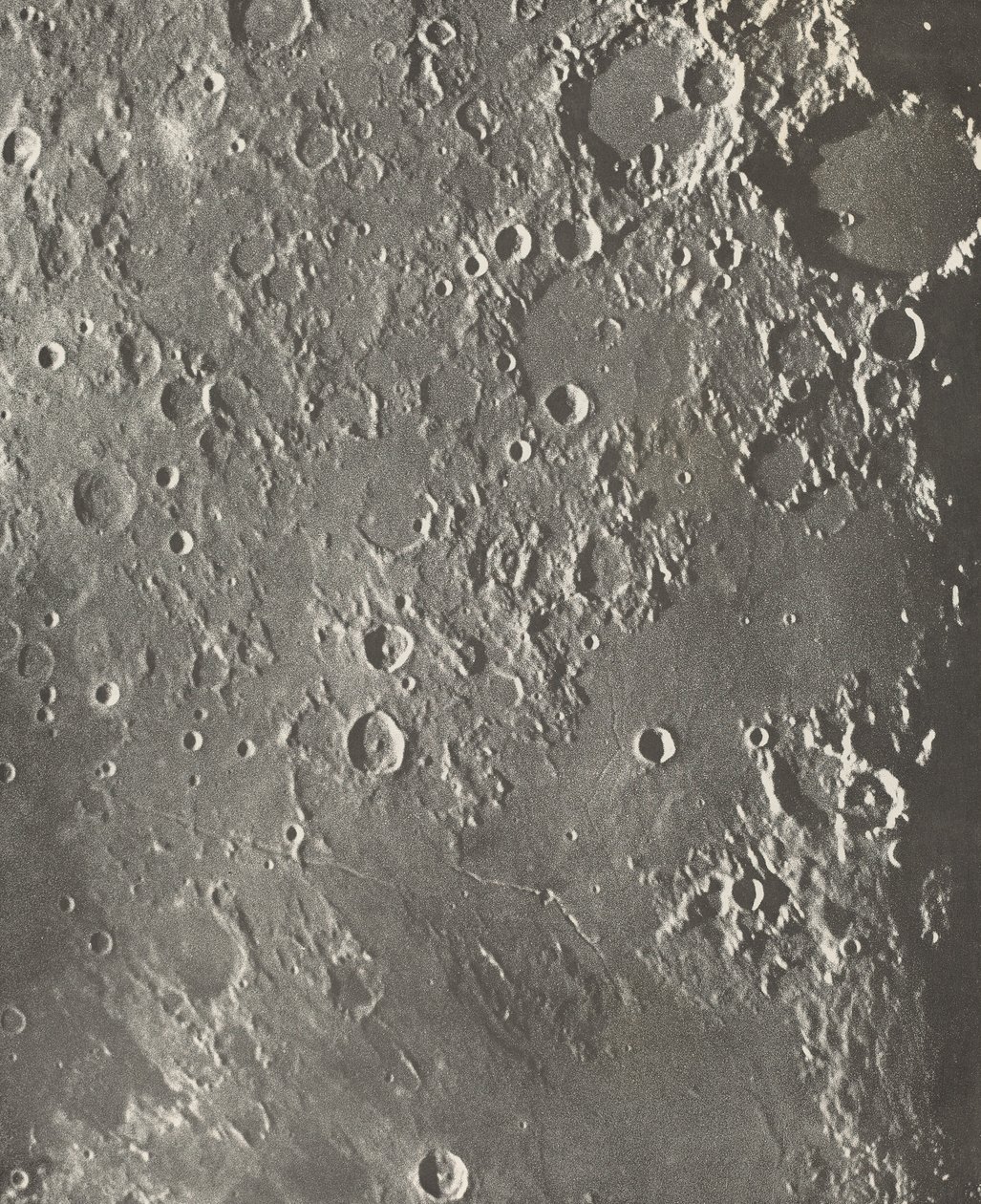 Fénykép Lunaire Albategnius - Triesnecker - Manilius alkotó: Loewy et Puiseux