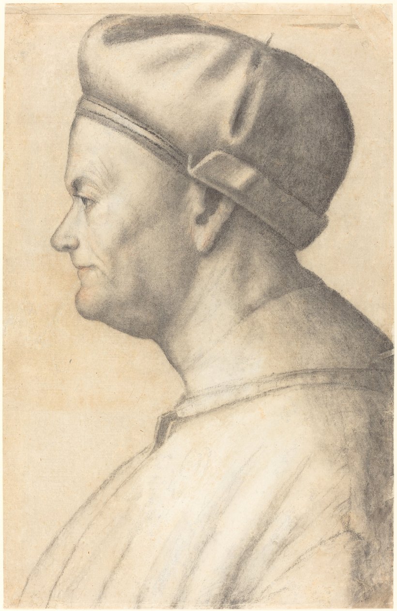 Egy férfi profilja alkotó: Lombard 16th Century