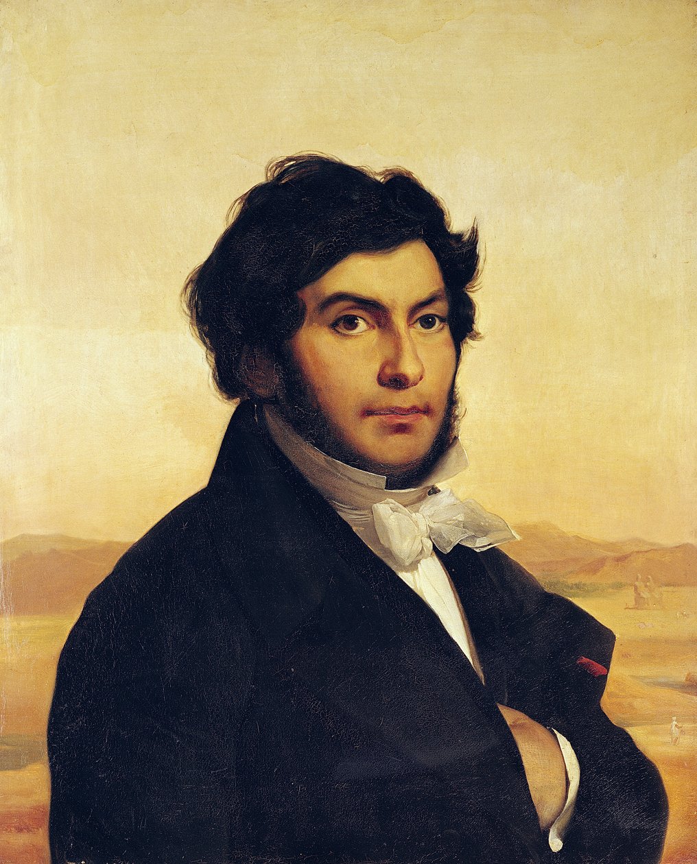 Jean-Francois Champollion (1790-1832) portréja 1831 alkotó: Léon Cogniet
