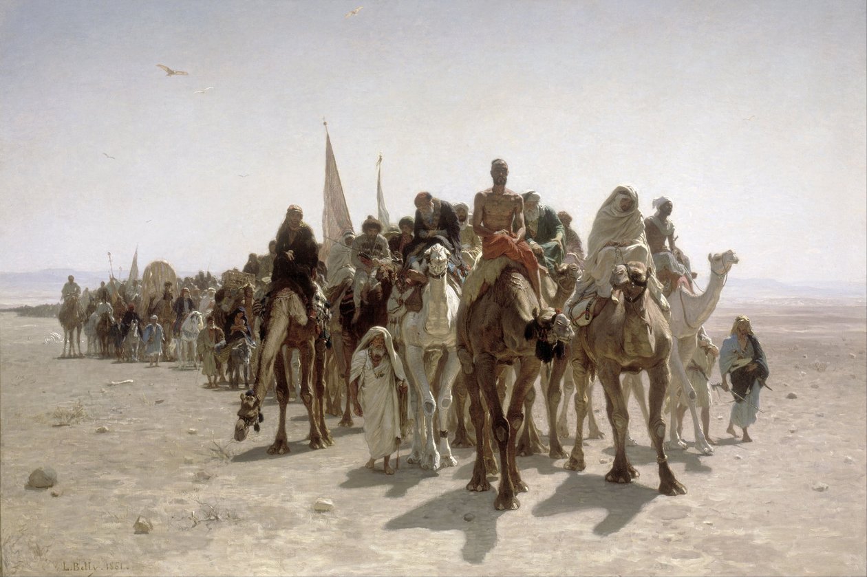 Zarándokok Mekkába, 1861 alkotó: Léon Belly