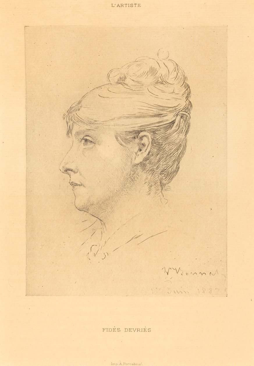 Fides Devries alkotó: Léon Bonnat