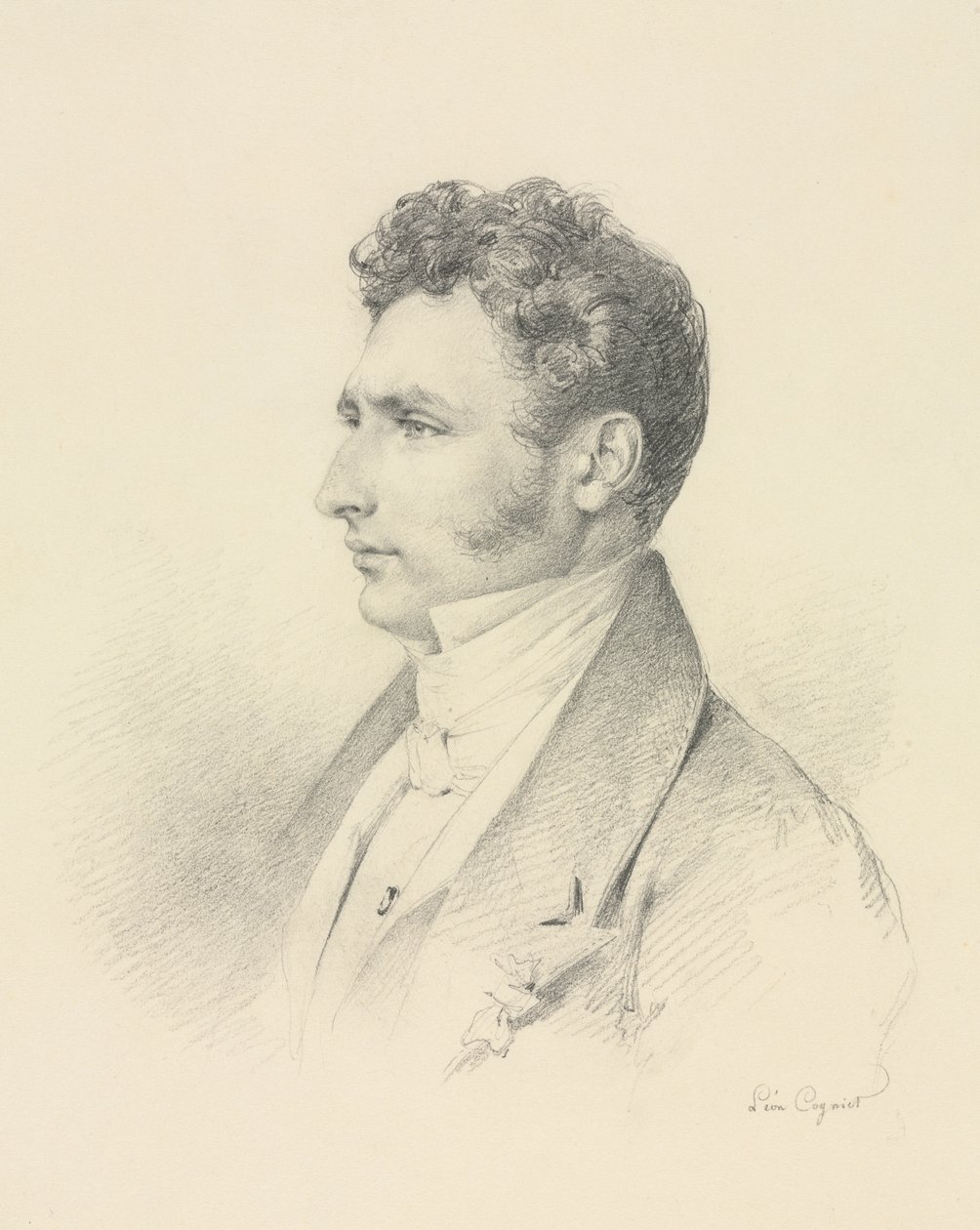 Egy úriember portréja alkotó: Léon Cogniet
