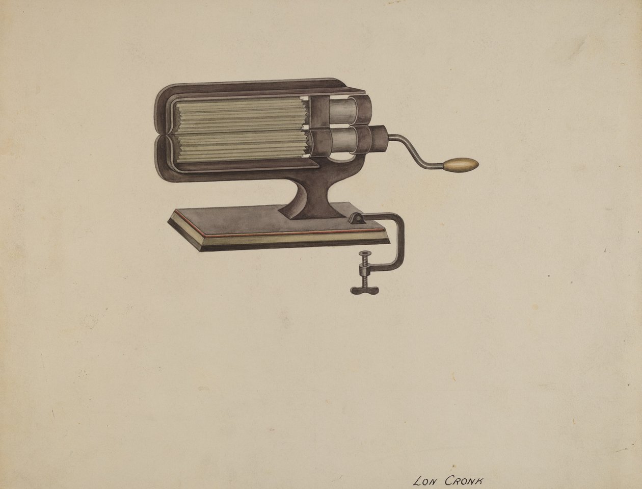 Fluting vas alkotó: Lon Cronk