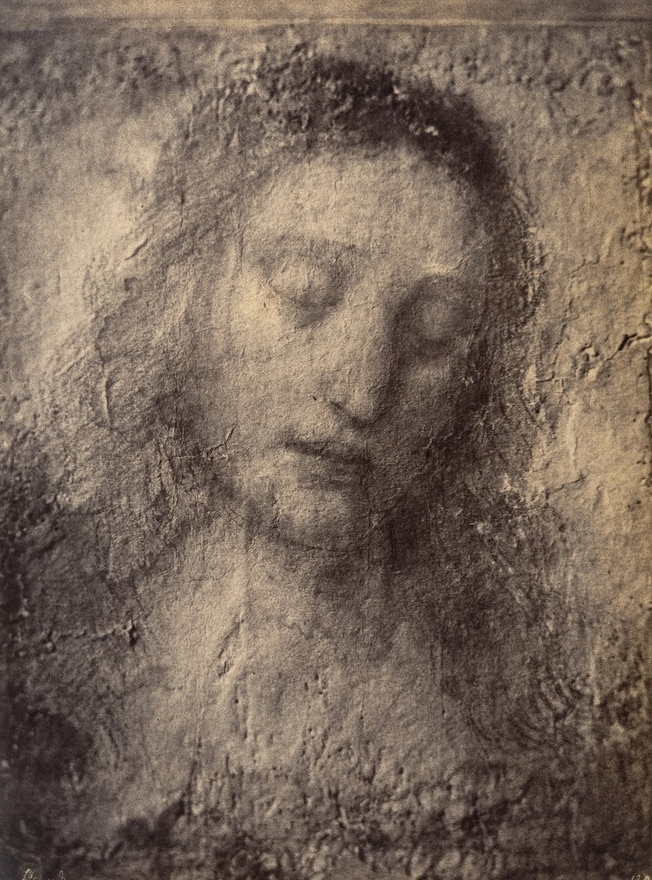 [Krisztus fejének másolata Leonardo da Vinci „Az utolsó vacsora” című művéből], 1857-61. alkotó: Léon Gérard