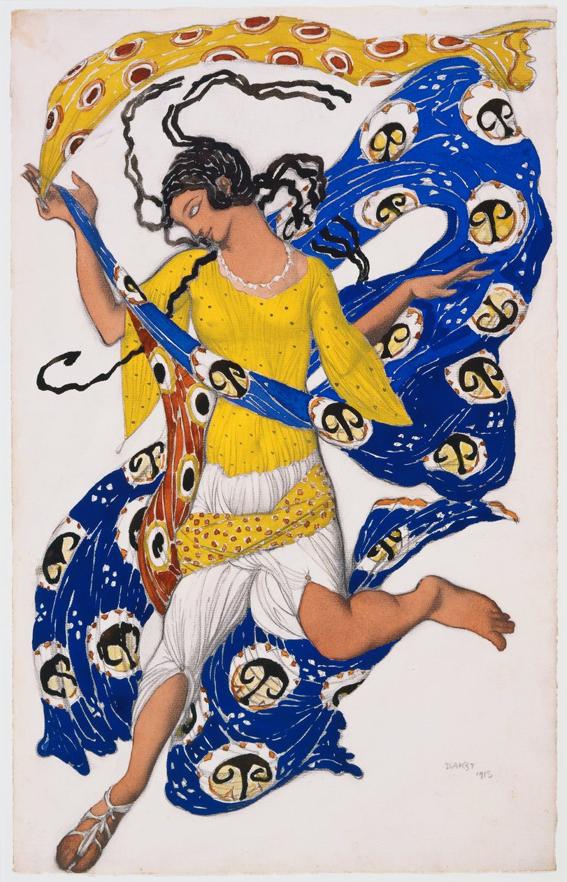 The Butterfly (jelmeztervezés Anna Pavlova számára) alkotó: Léon Nikolaievitch Bakst
