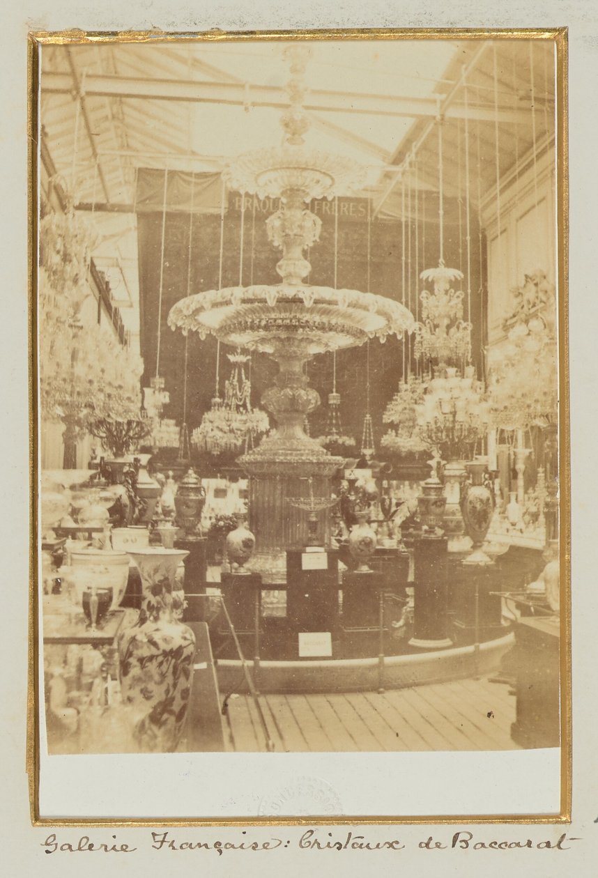 Galerie Française. Baccarat kristályok (2. sz.) alkotó: Léon and Lévy