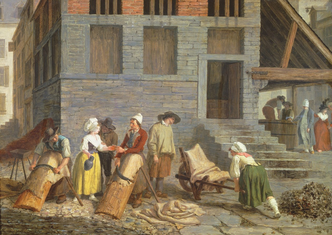 A bőrgyár alkotó: Léonard Defrance