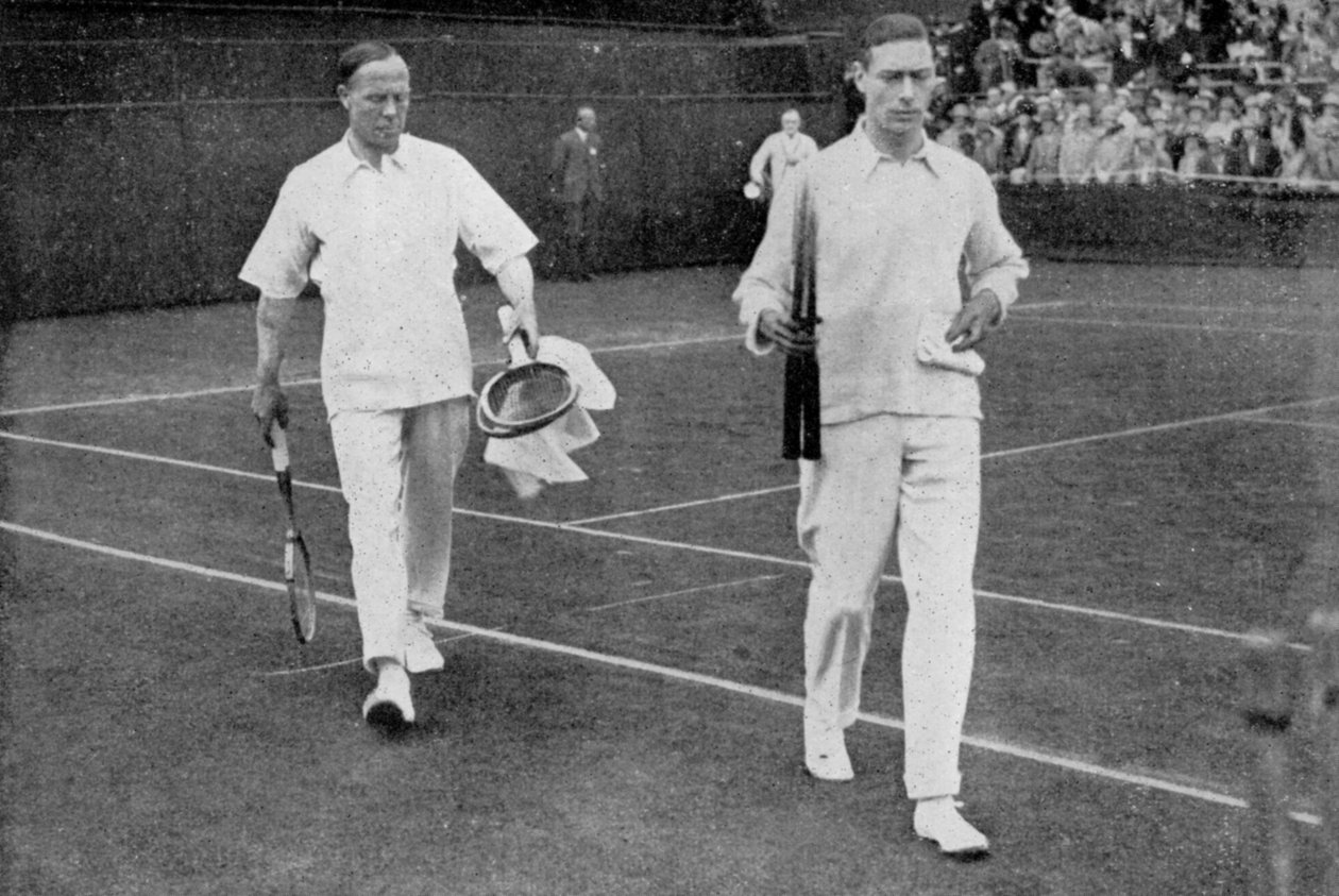 York hercege és páros társa, Sir Louis Greig szárnyparancsnok, 1926 Wimbledon alkotó: London News Agency