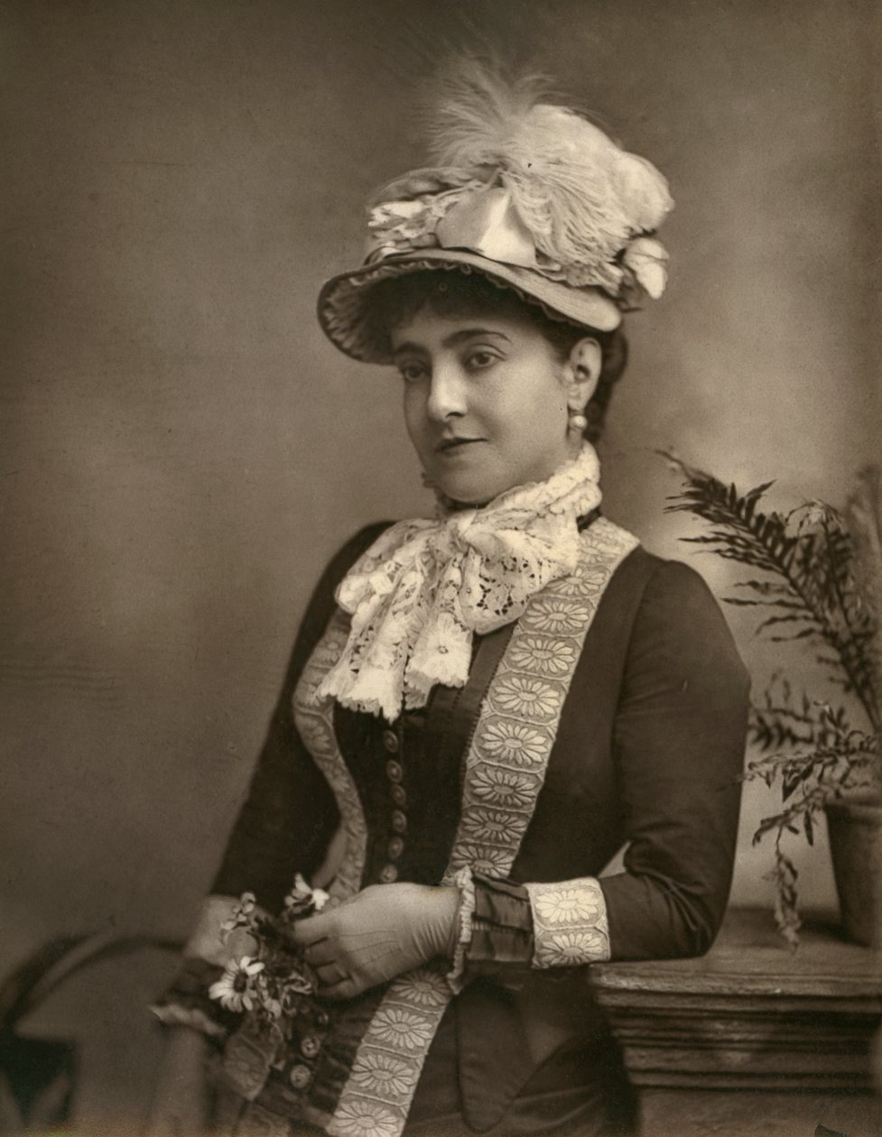 Adelina Patti, olasz operadíva, 1882. alkotó: London Stereoscopic and Photographic Co