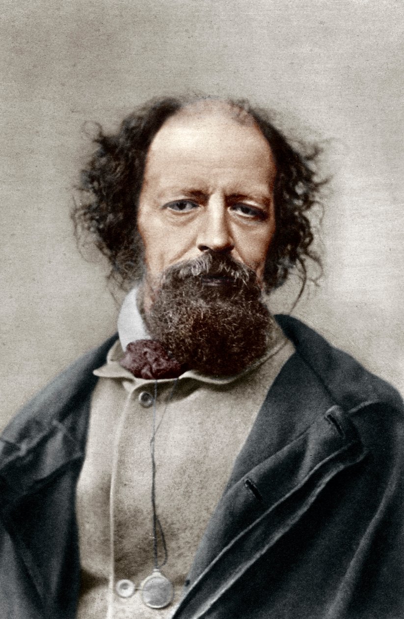 Alfred, Lord Tennyson, az Egyesült Királyság költődíjasa, 1867. alkotó: London Stereoscopic and Photographic Co