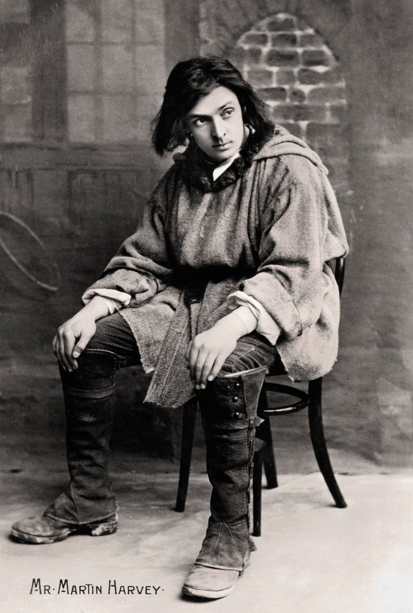 John Martin-Harvey 1863-1944, angol színész, 20. század eleje. alkotó: London Stereoscopic and Photographic Co