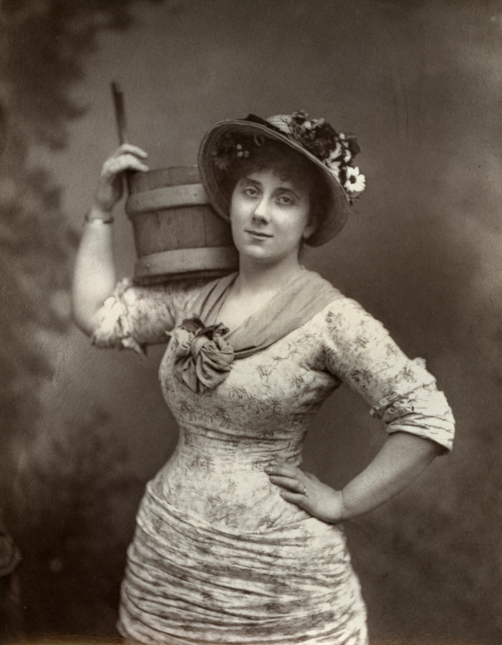 Leonora Braham brit operaénekes és színésznő, 1882. alkotó: London Stereoscopic and Photographic Co