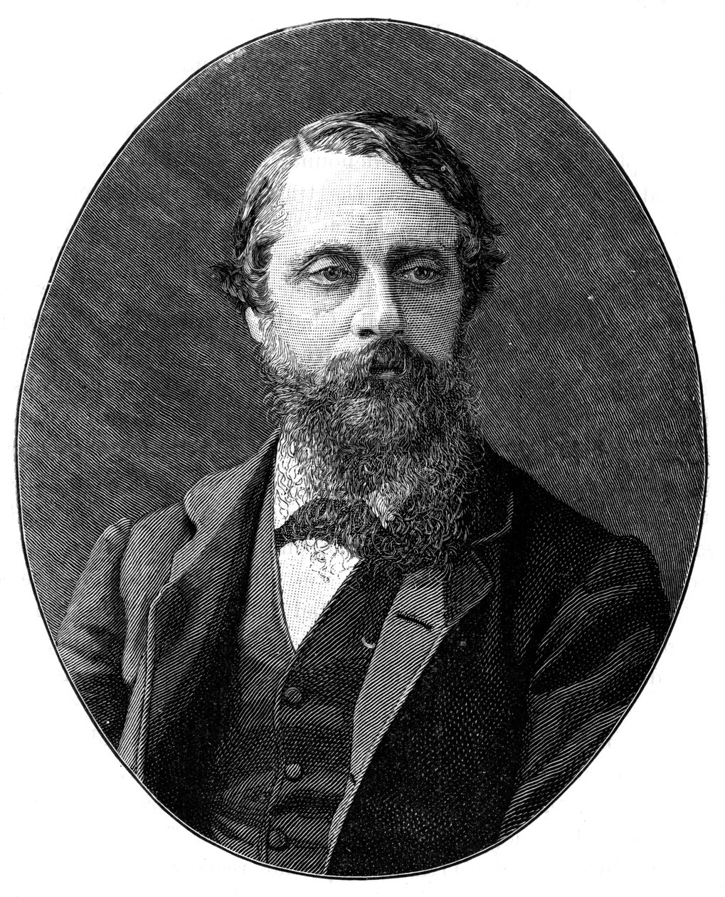 Lord Frederick Cavendish, 19. századi brit liberális politikus, 1900. alkotó: London Stereoscopic and Photographic Co