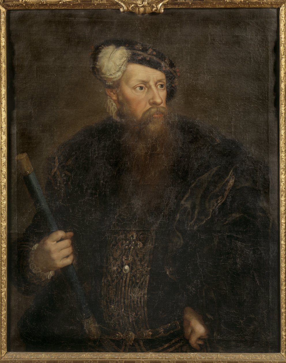 Gustave I Vasa de Suede – I. Gusztáv svéd király (1496-1560) portréja, Pasch, Lorenz, az ifjabb (1733-1805). Olaj, vászon, 1768 körül. Mérete: 98,5x78,5 cm. Nemzeti Múzeum Stockholm alkotó: Lorens the Younger Pasch