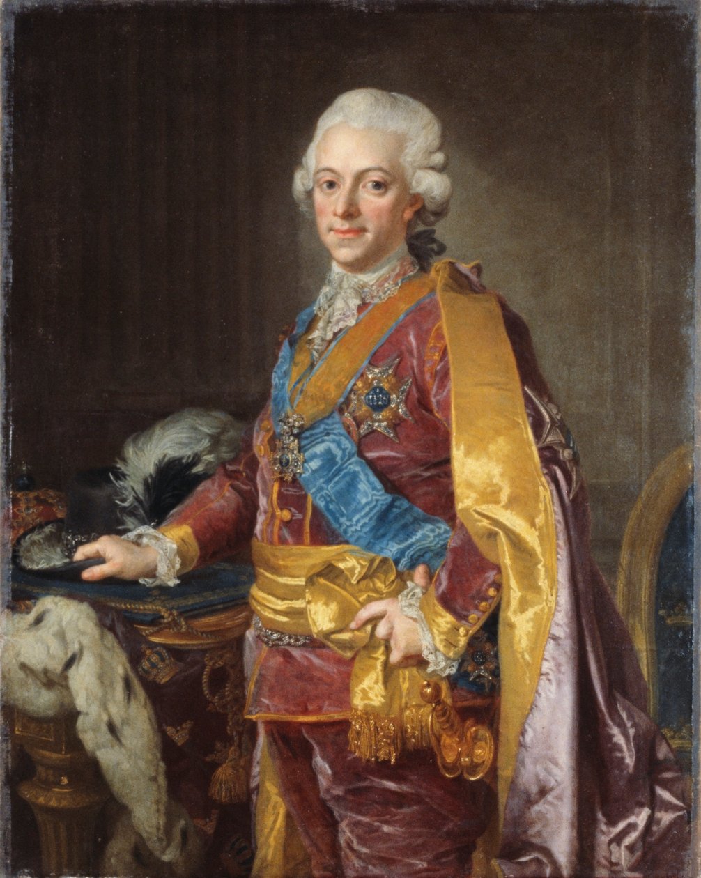 III. Gusztáv svéd király, 1780-as évek alkotó: Lorens the Younger Pasch