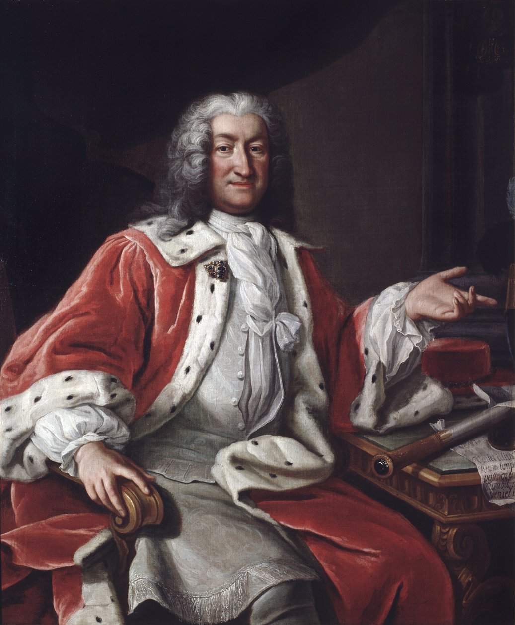 Arvid Horn gróf, svéd katona, politikus, diplomata és a Titkos Tanács Kancelláriájának elnöke – Arvid Horn gróf portréja (1664-1742), Pasch, Lorenz, az idősebb (1702-1766). Olajfestmény. Mérete: 131x110 cm. Nemzeti Múzeum Stockholm alkotó: Lorentz the elder Pasch