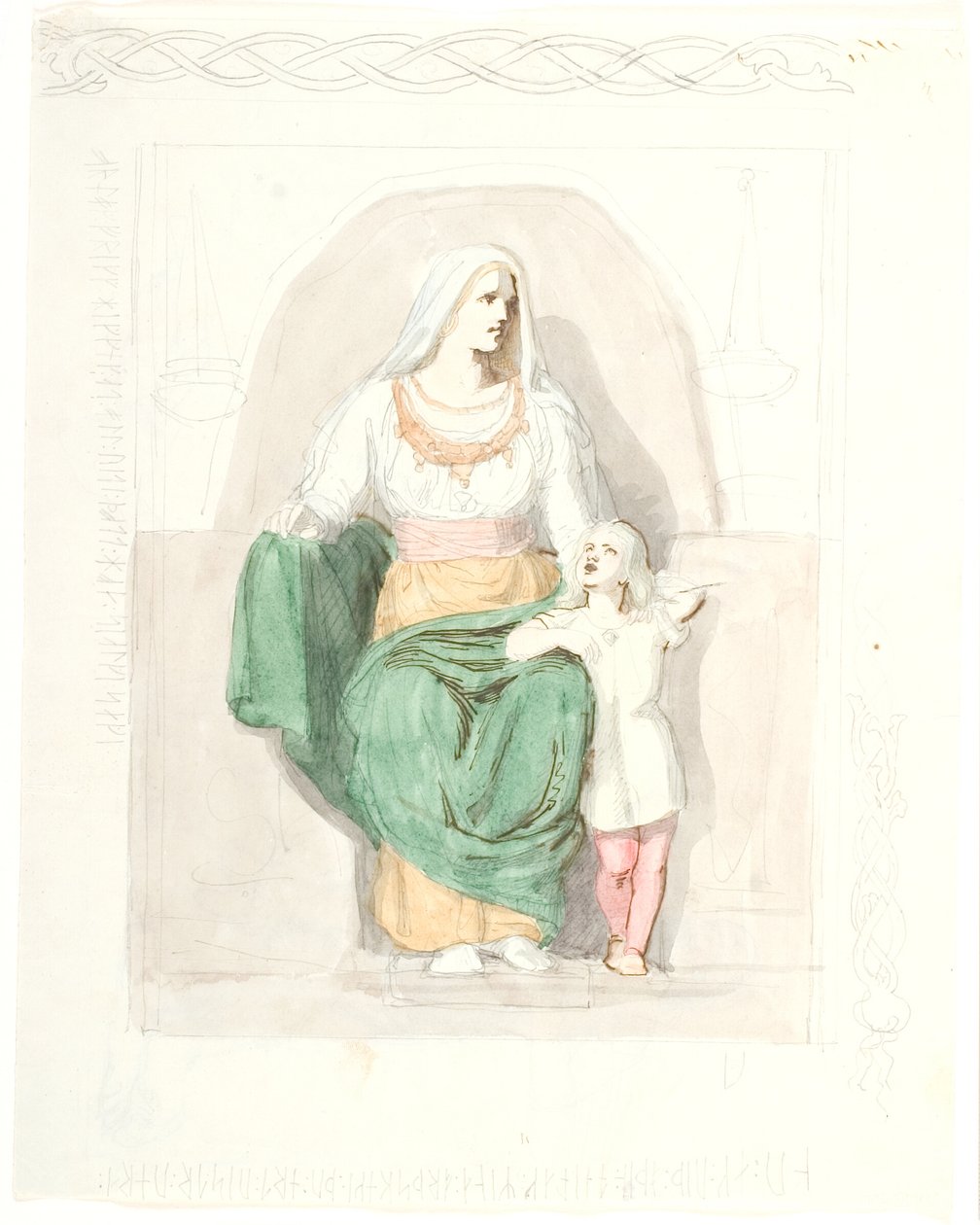 Frigga Gersimivel alkotó: Lorenz Frølich