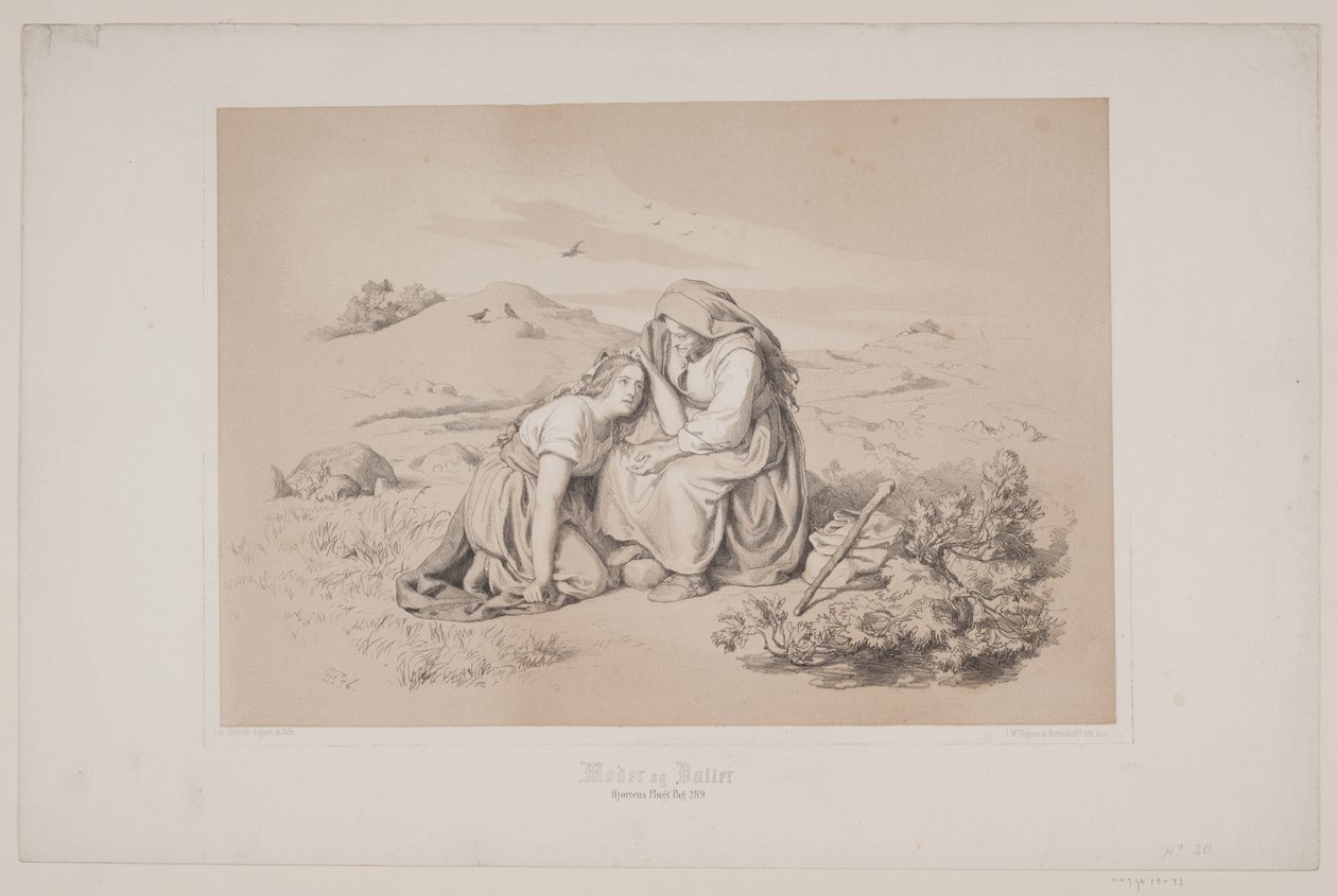 Anya és lánya, p. 289, illusztráció Christian Winther "Flight of the Deer" című művéhez alkotó: Lorenz Frølich