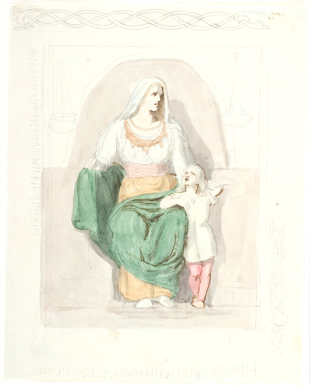 Frigga Gersimivel alkotó: Lorenz Frølich