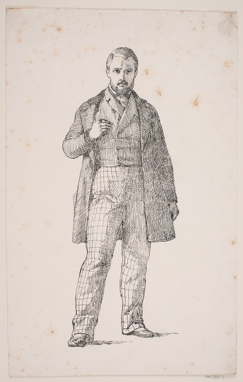 L. Frølich önarcképe alkotó: Lorenz Frølich