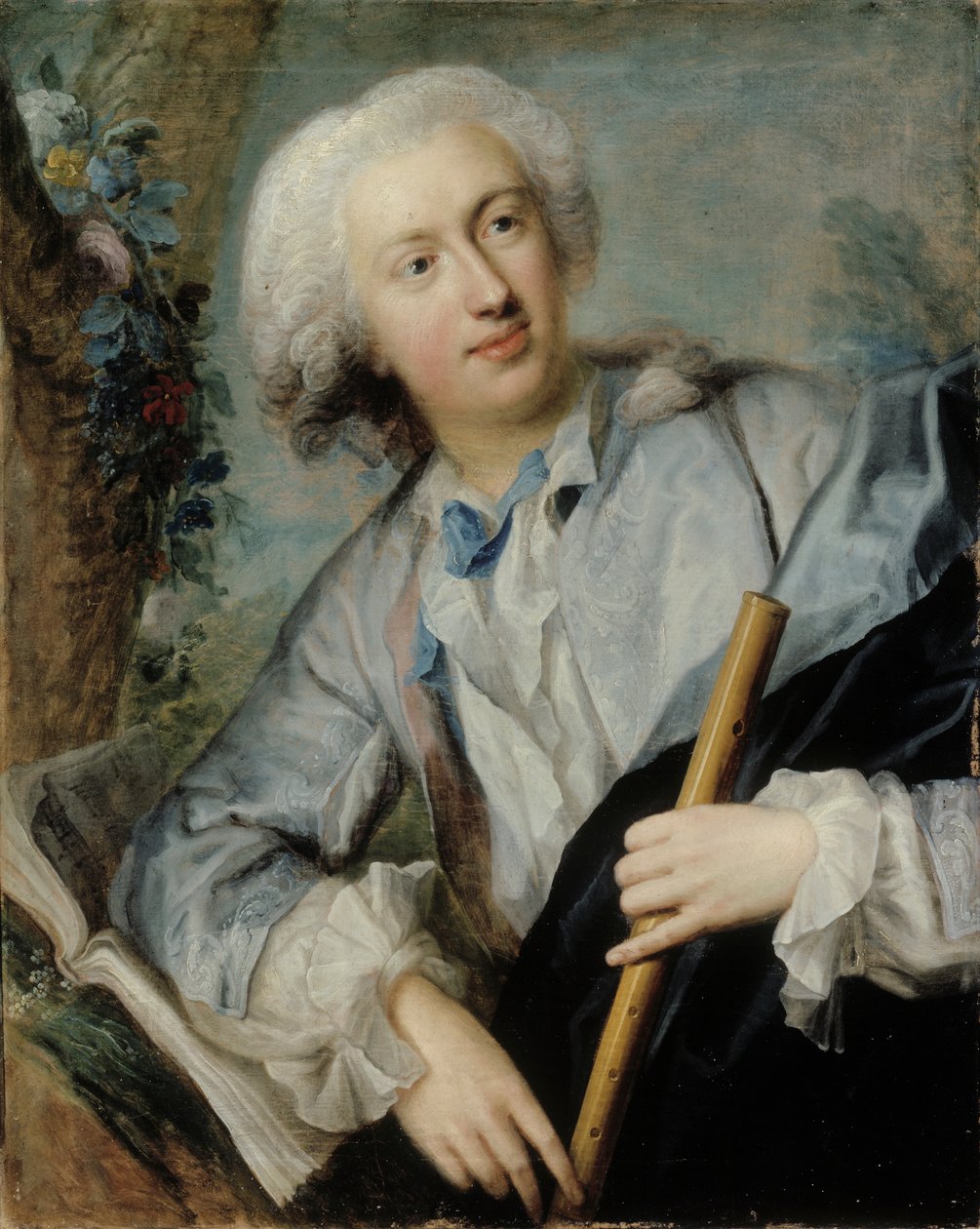 A furulyás, 1734. alkotó: Lorenz Pasch the Elder