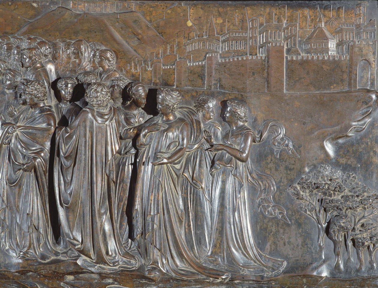 Részlet a tömegről, Szent Zenobius kegyhely, 1432-35 bronz alkotó: Lorenzo Ghiberti