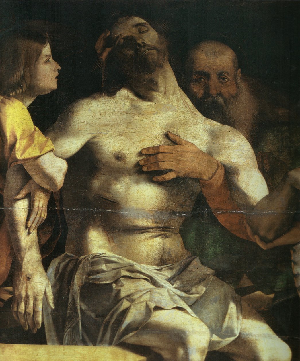 A főasztal megkoronázása alkotó: Lorenzo Lotto
