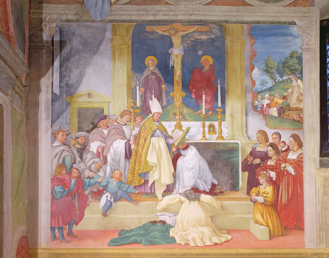 Szent Brigida ruhája, 1524 alkotó: Lorenzo Lotto